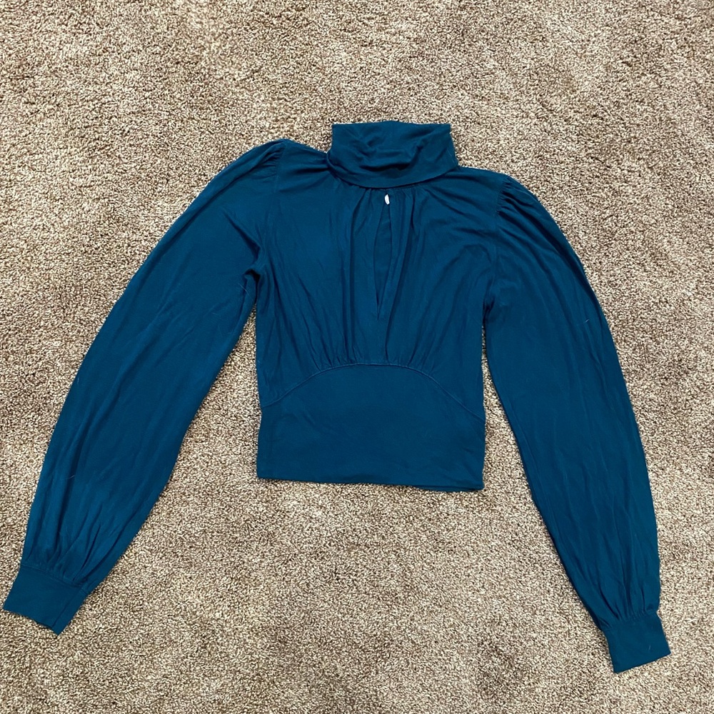 Free People Cropped Long Sleeve